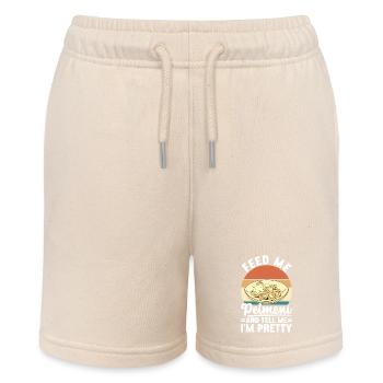 Pelmeni Russian Cuisine - Stanley/Stella MINI BOLTER Organic Teen Jogging Shorts - soft Ecru - Front