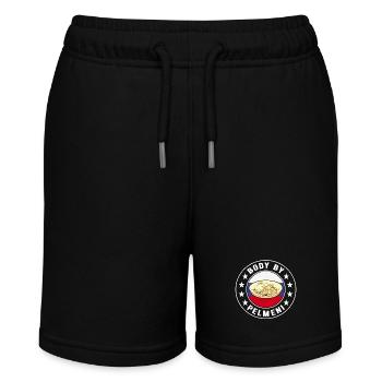 Pelmeni Russian Cuisine - Stanley/Stella MINI BOLTER Organic Teen Jogging Shorts - black - Front