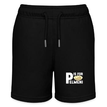 Pelmeni Russian Cuisine - Stanley/Stella MINI BOLTER Organic Teen Jogging Shorts - black - Front
