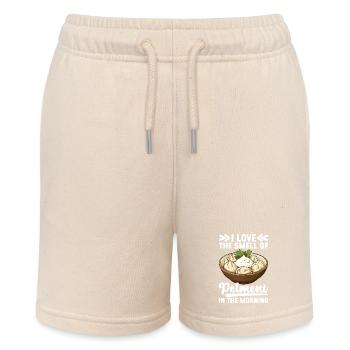 Pelmeni Russian Cuisine - Stanley/Stella MINI BOLTER Organic Teen Jogging Shorts - soft Ecru - Front