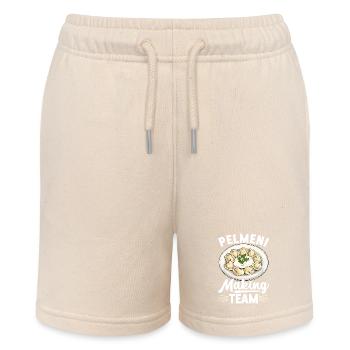 Pelmeni Russian Cuisine - Stanley/Stella MINI BOLTER Organic Teen Jogging Shorts - soft Ecru - Front
