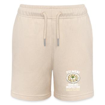 Pelmeni Russian Cuisine - Stanley/Stella MINI BOLTER Organic Teen Jogging Shorts - soft Ecru - Front