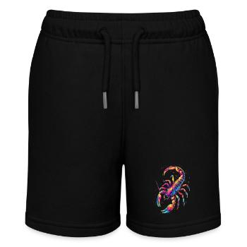 Skorpion - Stanley/Stella Teenager Bio-Joggingshorts MINI BOLTER - Schwarz - Vorne