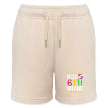 6. Klasse - Stanley/Stella Teenager Bio-Joggingshorts MINI BOLTER - Natur - Vorne