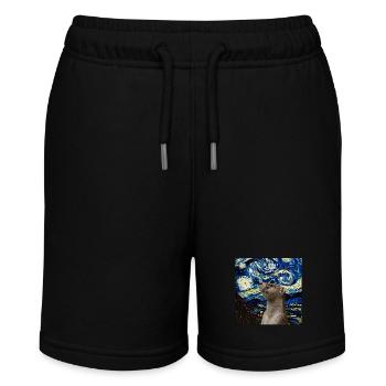 Wiesel - Stanley/Stella Teenager Bio-Joggingshorts MINI BOLTER - Schwarz - Vorne