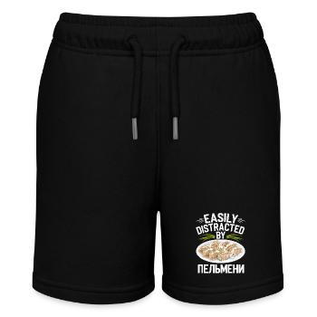 Pelmeni Russian Cuisine - Stanley/Stella MINI BOLTER Organic Teen Jogging Shorts - black - Front