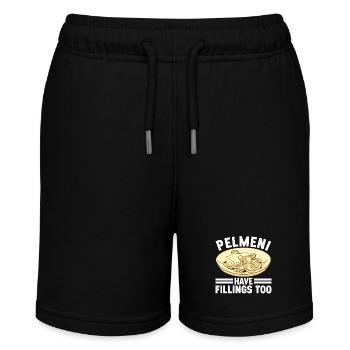 Pelmeni Russian Cuisine - Stanley/Stella MINI BOLTER Organic Teen Jogging Shorts - black - Front