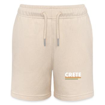 Crete Griechenland Griechische Grieche - Stanley/Stella Teenager Bio-Joggingshorts MINI BOLTER - Natur - Vorne