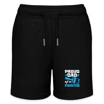 Proud dad of a painter perfect - Stanley/Stella MINI BOLTER Organic Teen Jogging Shorts - black - Front