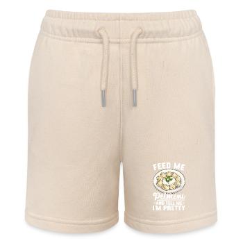 Pelmeni Russian Cuisine - Stanley/Stella MINI BOLTER Organic Teen Jogging Shorts - soft Ecru - Front