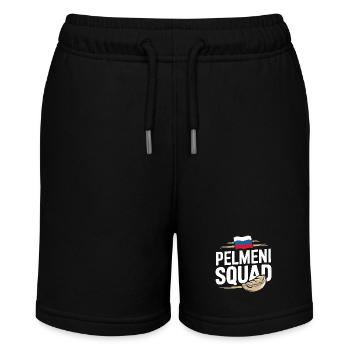 Pelmeni Russian Cuisine - Stanley/Stella MINI BOLTER Organic Teen Jogging Shorts - black - Front