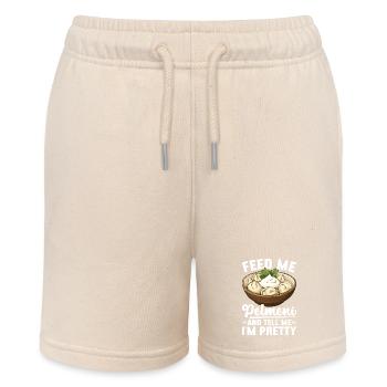 Pelmeni Russian Cuisine - Stanley/Stella MINI BOLTER Organic Teen Jogging Shorts - soft Ecru - Front