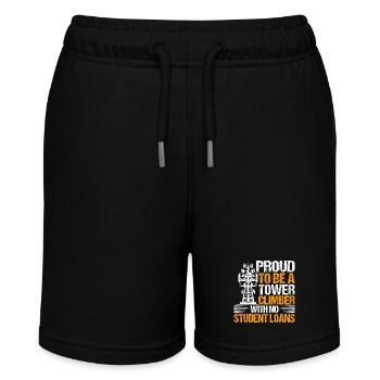 Industrial Climbers Tower Climbers Industrial Climbing - Stanley/Stella MINI BOLTER Organic Teen Jogging Shorts - black - Front