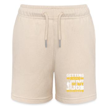 Industriekletterer Tower Climber Industrieklettern - Stanley/Stella Teenager Bio-Joggingshorts MINI BOLTER - Natur - Vorne
