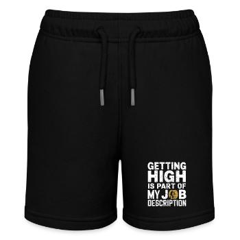 Industriekletterer Tower Climber Industrieklettern - Stanley/Stella Teenager Bio-Joggingshorts MINI BOLTER - Schwarz - Vorne