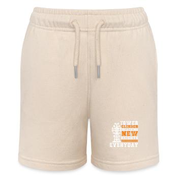 Industriekletterer Tower Climber Industrieklettern - Stanley/Stella Teenager Bio-Joggingshorts MINI BOLTER - Natur - Vorne