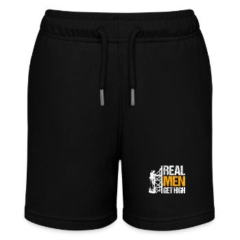 Industriekletterer Tower Climber Industrieklettern - Stanley/Stella Teenager Bio-Joggingshorts MINI BOLTER - Schwarz - Vorne