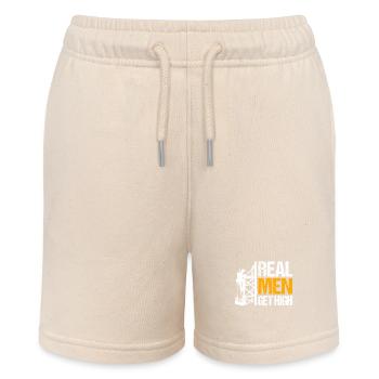 Industriekletterer Tower Climber Industrieklettern - Stanley/Stella Teenager Bio-Joggingshorts MINI BOLTER - Natur - Vorne