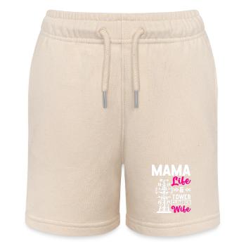 Industriekletterer Tower Climber Industrieklettern - Stanley/Stella Teenager Bio-Joggingshorts MINI BOLTER - Natur - Vorne