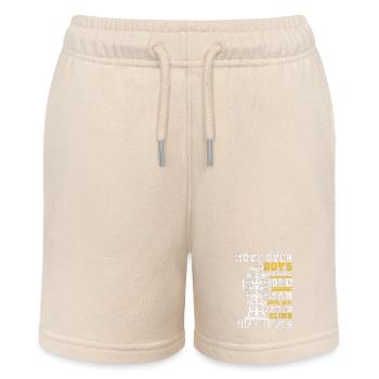 Industriekletterer Tower Climber Industrieklettern - Stanley/Stella Teenager Bio-Joggingshorts MINI BOLTER - Natur - Vorne