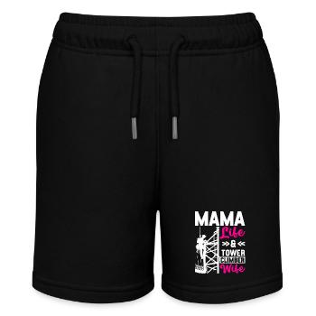 Industrial Climbers Tower Climbers Industrial Climbing - Stanley/Stella MINI BOLTER Organic Teen Jogging Shorts - black - Front