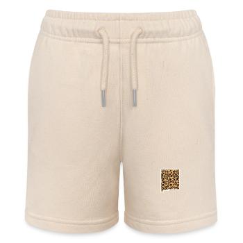 New Jersey Leopard print USA American State - Stanley/Stella Teenager Bio-Joggingshorts MINI BOLTER - Natur - Vorne