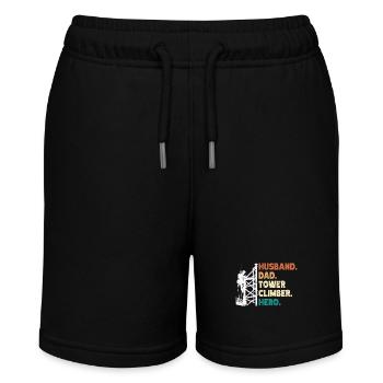 Industrial Climbers Tower Climbers Industrial Climbing - Stanley/Stella MINI BOLTER Organic Teen Jogging Shorts - black - Front