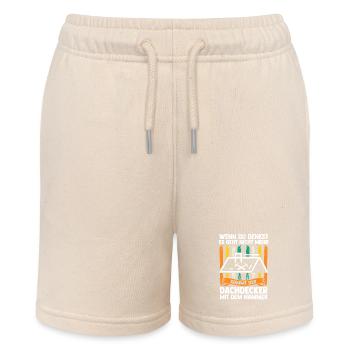 Dachdeckermeister Dachdecker - Stanley/Stella Teenager Bio-Joggingshorts MINI BOLTER - Natur - Vorne