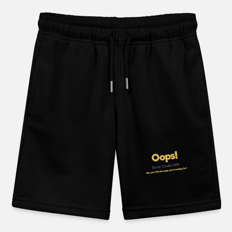 Funny 404 Error Page Design Funny 404 Error Stanley/Stella MINI BOLTER Organic Teen Jogging Shorts
