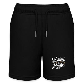 Intermittent fasting Intermittent fasting - Stanley/Stella MINI BOLTER Organic Teen Jogging Shorts - black - Front