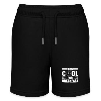 Intervallfasten Intermittierendes Fasten - Stanley/Stella Teenager Bio-Joggingshorts MINI BOLTER - Schwarz - Vorne