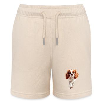Cavalier King Charles - Stanley/Stella Teenager Bio-Joggingshorts MINI BOLTER - Natur - Vorne