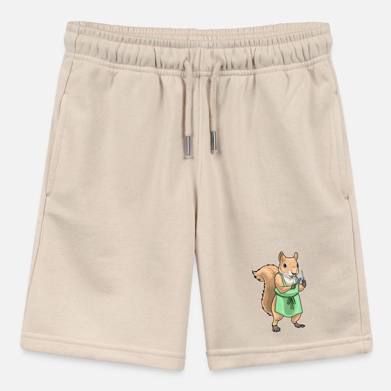 Eichhörnchen Friseur Schere Kamm Stanley/Stella Teenager Bio-Joggingshorts MINI BOLTER