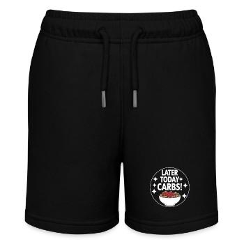 Intervallfasten Intermittierendes Fasten - Stanley/Stella Teenager Bio-Joggingshorts MINI BOLTER - Schwarz - Vorne