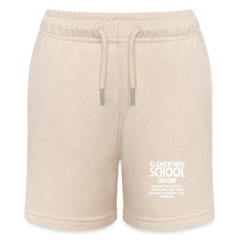 Grundschullehrer Schule Substantiv Problemlöser - Stanley/Stella Teenager Bio-Joggingshorts MINI BOLTER - Natur - Vorne
