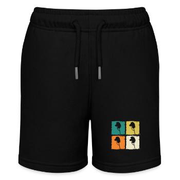 Steckenpferd Hobby Horsing - Stanley/Stella Teenager Bio-Joggingshorts MINI BOLTER - Schwarz - Vorne