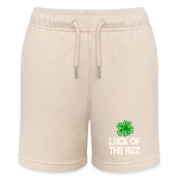 shamrock irish rizz lucky st patricks day - Stanley/Stella Teenager Bio-Joggingshorts MINI BOLTER - Natur - Vorne