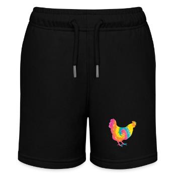 Chickens Hen - Stanley/Stella MINI BOLTER Organic Teen Jogging Shorts - black - Front