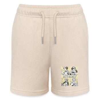 FRAU HAUSARBEIT MUMMY - Stanley/Stella Teenager Bio-Joggingshorts MINI BOLTER - Natur - Vorne