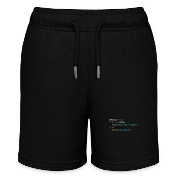 Computer Science Coffee Code Programmer Gift - Stanley/Stella MINI BOLTER Organic Teen Jogging Shorts - black - Front