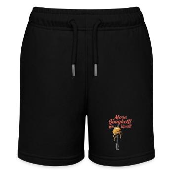 more spaghetti less upsetti - Stanley/Stella MINI BOLTER Organic Teen Jogging Shorts - black - Front