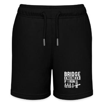 Ingénieur des ponts Construction de ponts - Short bio MINI BOLTER Stanley/Stella Ado - noir - Devant