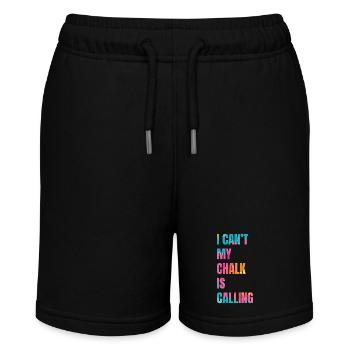 I Cant My Chalk Is Calling Boulderer - Stanley/Stella MINI BOLTER Organic Teen Jogging Shorts - black - Front