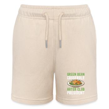 Green Bean Casserole - Stanley/Stella MINI BOLTER Organic Teen Jogging Shorts - soft Ecru - Front