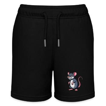 Rat - Stanley/Stella MINI BOLTER Organic Teen Jogging Shorts - black - Front