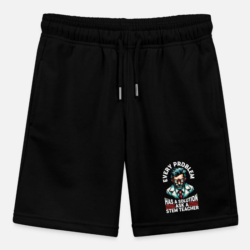 STEM Teacher Every Problem Has A Solution Educator Stanley/Stella MINI BOLTER Organic Teen Jogging Shorts