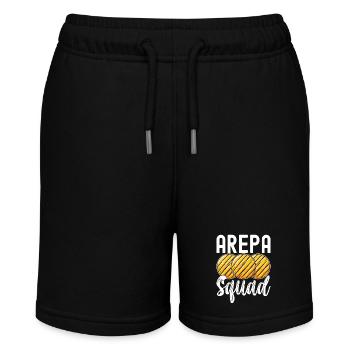 Venezuelan Arepas - Stanley/Stella MINI BOLTER Organic Teen Jogging Shorts - black - Front
