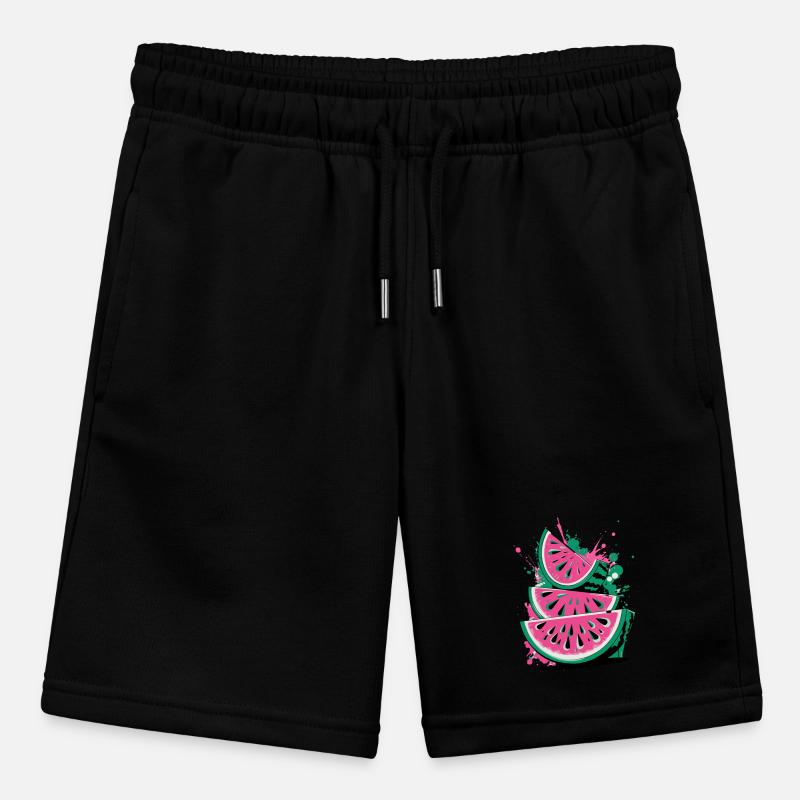 Motif d’été de pastèque fraîche avec éclaboussures Short bio MINI BOLTER Stanley/Stella Ado