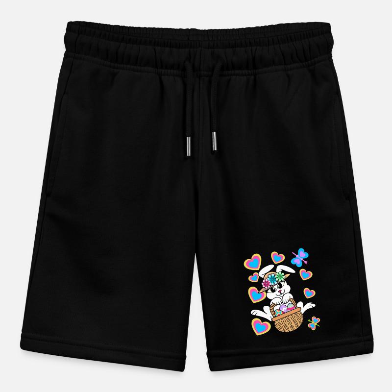 Easter Bunny Easter Bunny Eggs Easter Eggs Easter Stanley/Stella MINI BOLTER Organic Teen Jogging Shorts