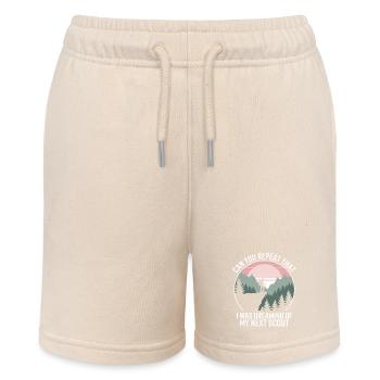 Pfadfinderführer Pfadfinder Camping - Stanley/Stella Teenager Bio-Joggingshorts MINI BOLTER - Natur - Vorne